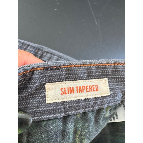 Dockers Gray Pinstripe Chino Pants Slim Taper Size 32 x 29 - Picture 11 of 12